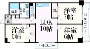 リバーサイド青谷の物件間取画像